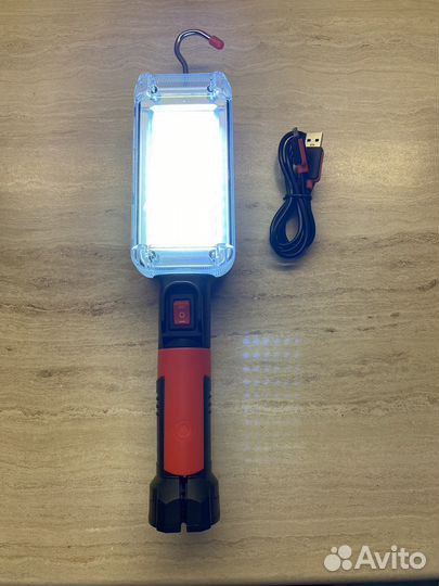 Фонарь ручной аккумуляторный светодиодный
