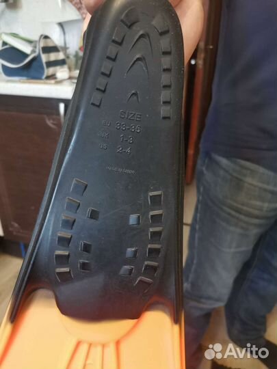 Ласты детские короткие