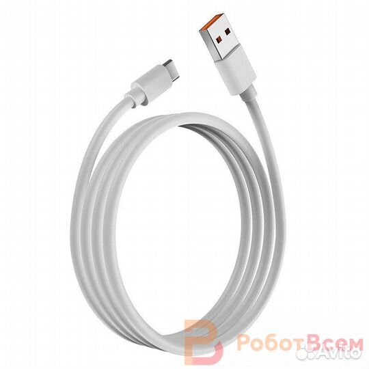 Кабель Xiaomi USB Type-C 100см 6A - белый