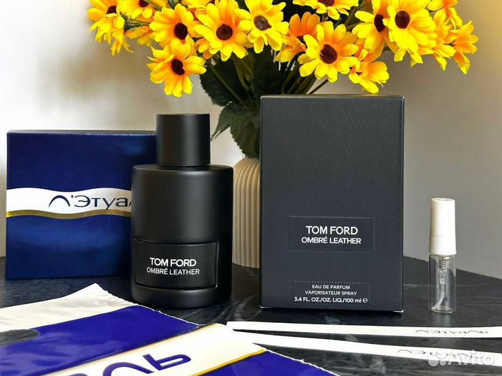 Tom Ford ombre leather 100 мл распечатанные