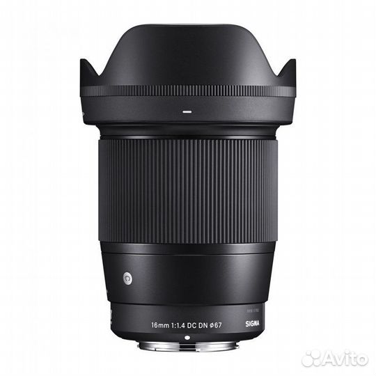 Объектив Sigma AF 16mm f/1.4 DC DN Cont MFT, Черны