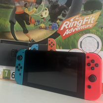 Nintendo switch oled + ring fit adventure