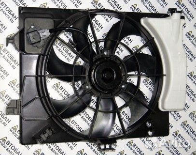 Вентилятор радиатора в сборе Solaris/Rio китай