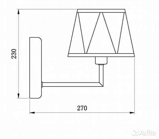 Vele Luce VL2191W01 Si бра