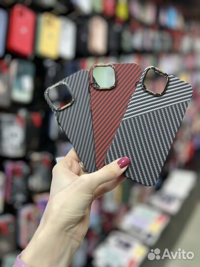 Карбоновые чехлы для iPhone