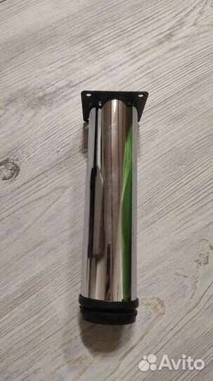 Ножки мебельные, регулируемые, 200 мм, хром