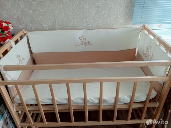 Бортики для детской кроватки