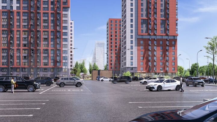 2-к. квартира, 58,8 м², 12/17 эт.