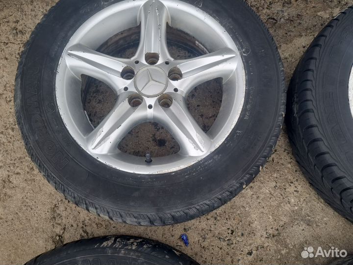 Мерседес колёса 195/ 60 R 15 комплект оригинал