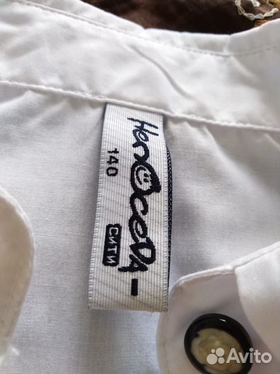 Блузка белая для девочек