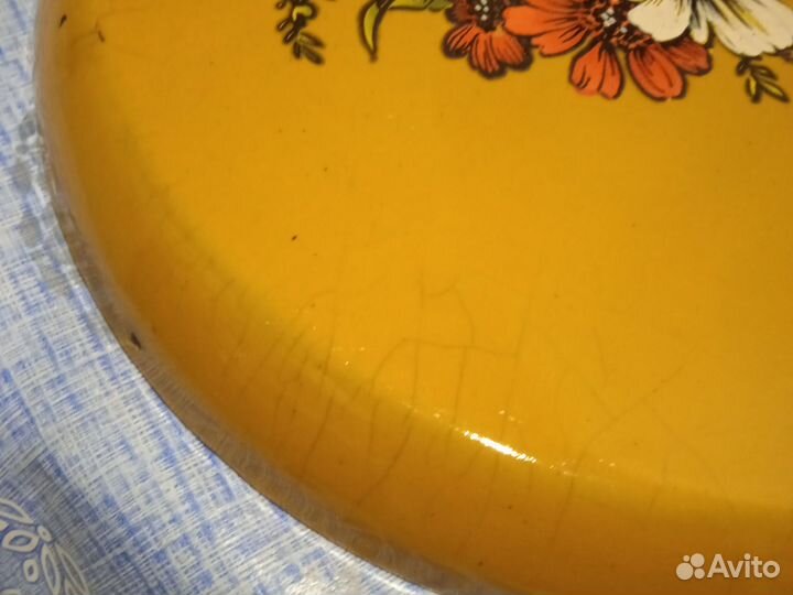 Чугунок с крышкой. Эмаль