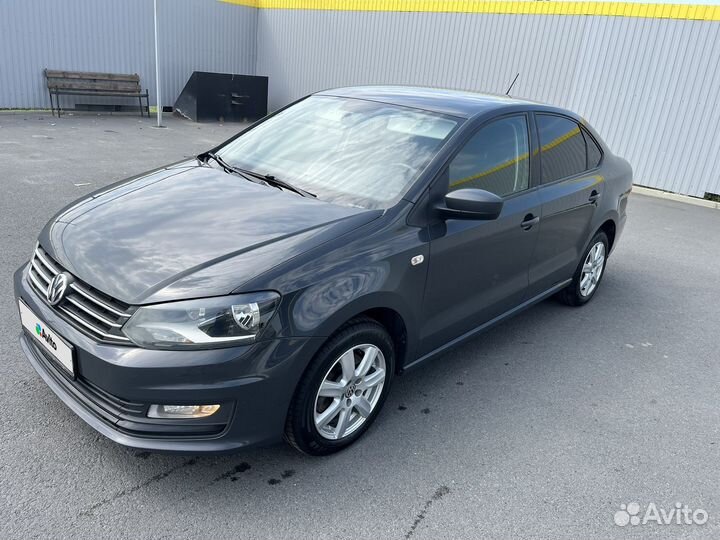 Volkswagen Polo 1.6 AT, 2016, 186 000 км