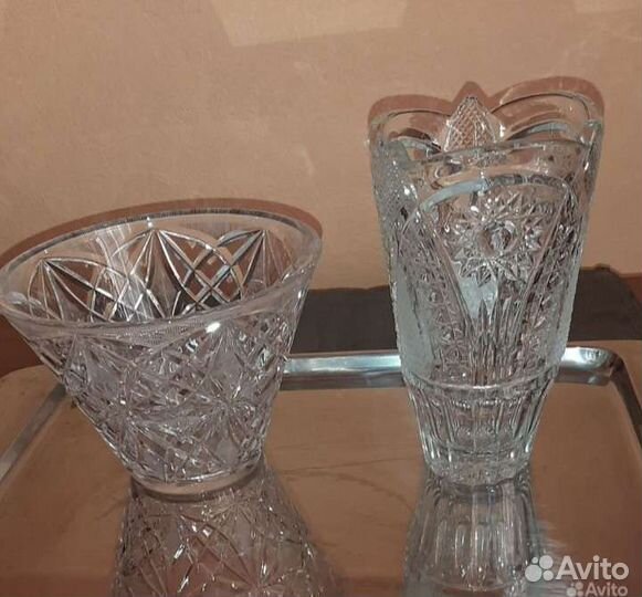 Ваза хрустальная для цветов и фруктов