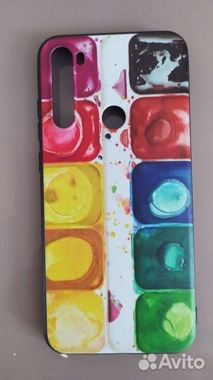 Чехол на Xiaomi redmi note 8 t (краски)