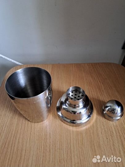 Шейкер для коктейлей нержавеющая сталь