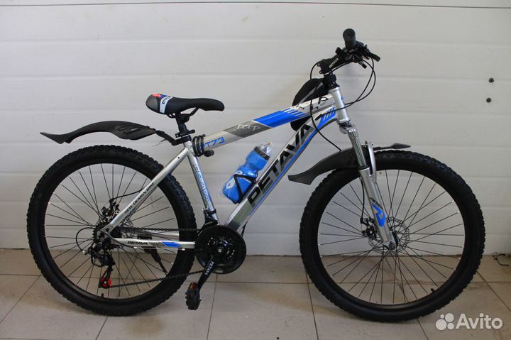 Велосипед горный Серо-синий