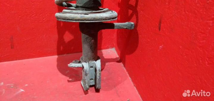 Калина стойка передняя левая пружина конус с деф