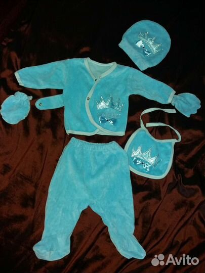 Новый костюм детский, комплект с рождения