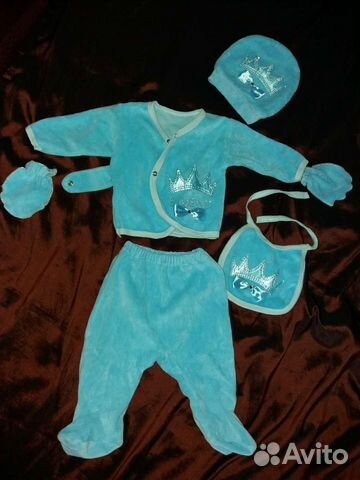 Новый костюм детский, комплект с рождения