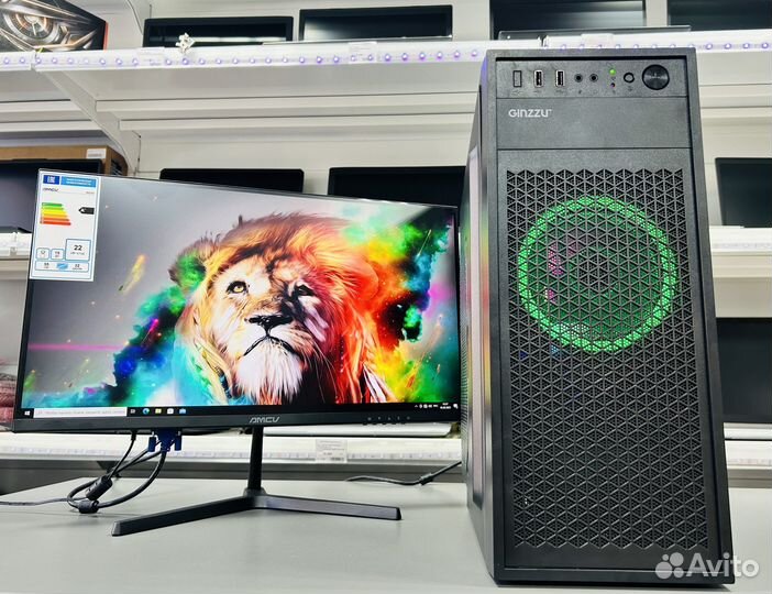 Игровой Компьютер 10 ядер/20 потоков+RX 580 8Gb