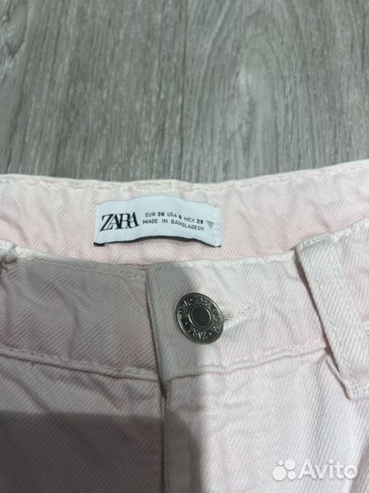 Джинсовые шорты zara 38