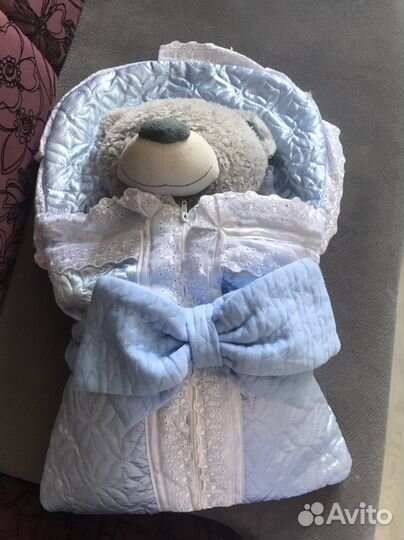 Конверт на выписку для мальчика летний