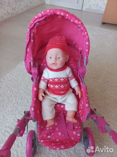 Коляска для куклы baby born