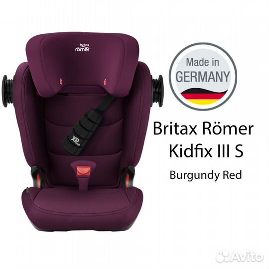Автокресло Britax Romer Kidfix 3S Burgundy Red