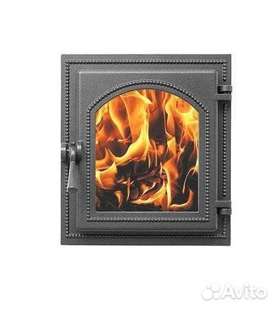 Дверь каминная