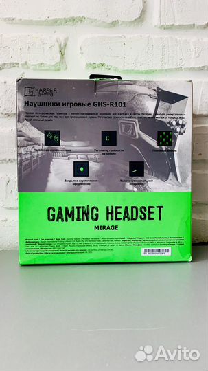Игровая гарнитура Harper Mirage GHS-R101 Black