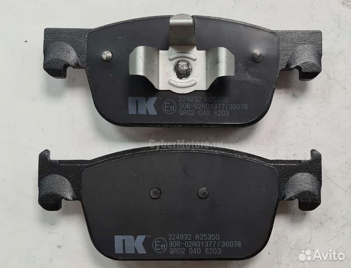 Колодки тормозные передние volvo S90/V90/XC60