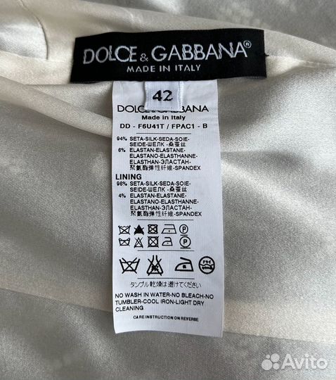 Платье Dolce&Gabbana из шелка