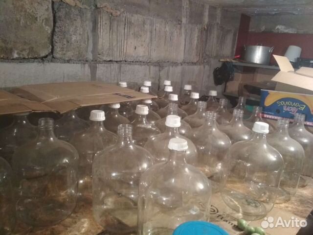 Стеклянные бутыли 25л