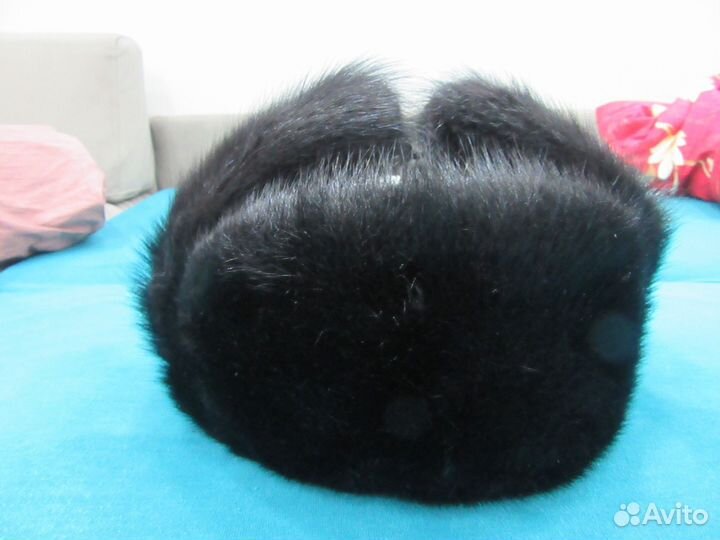 Мужская шапка-ушанка из сурка 58р