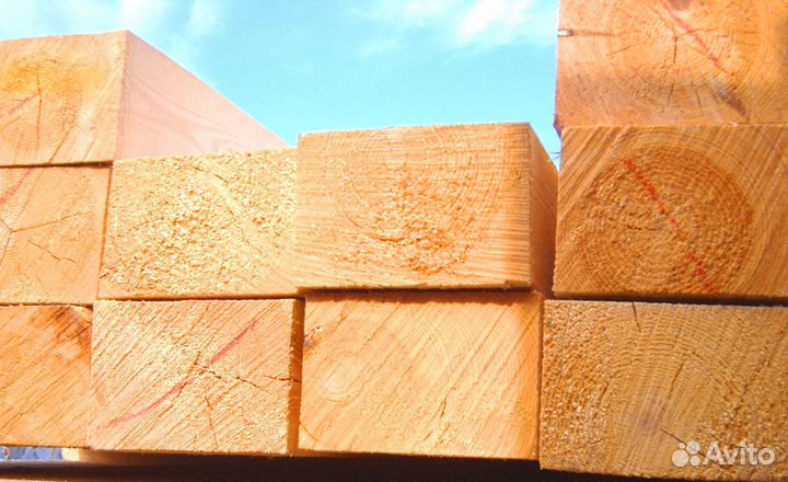 Строганный брус 90х90х6000мм, гост, опт
