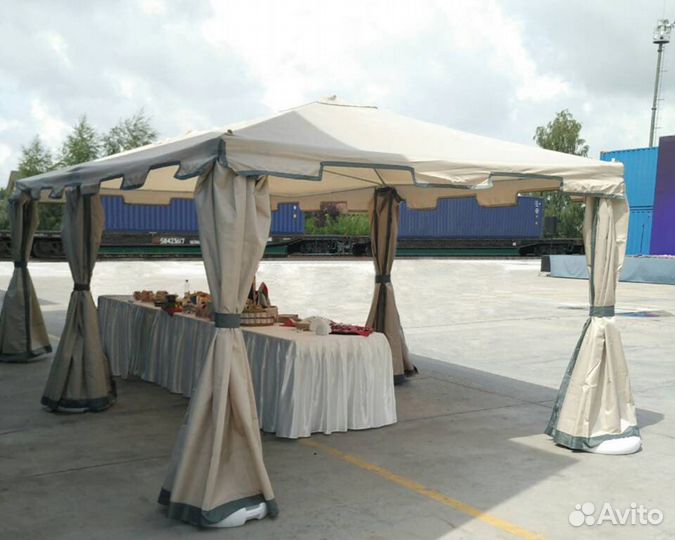 Тент шатёр для дачи