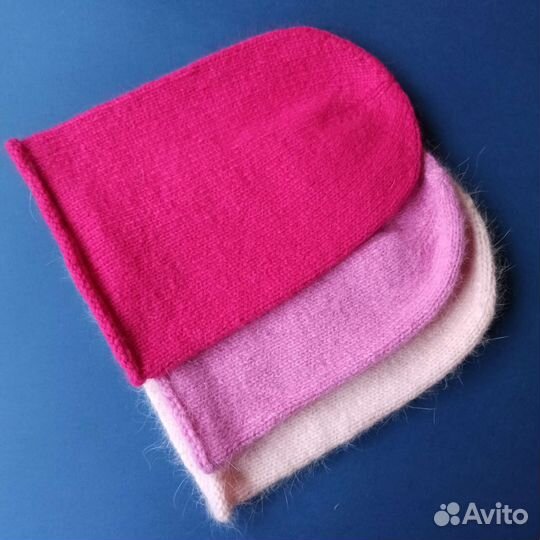 Шапка вязаная ручная работа