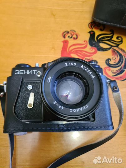 Фотоаппарат Зенит ет со вспышкой