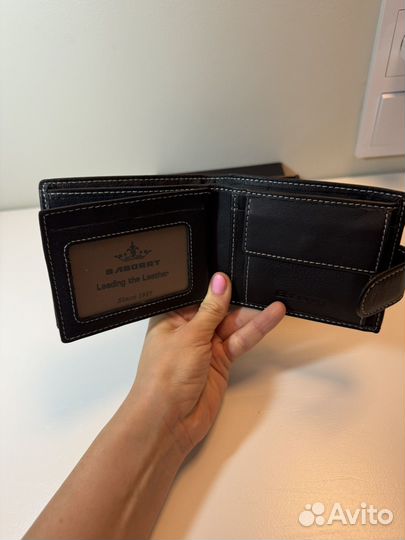 Кошелек мужской натуральная кожа