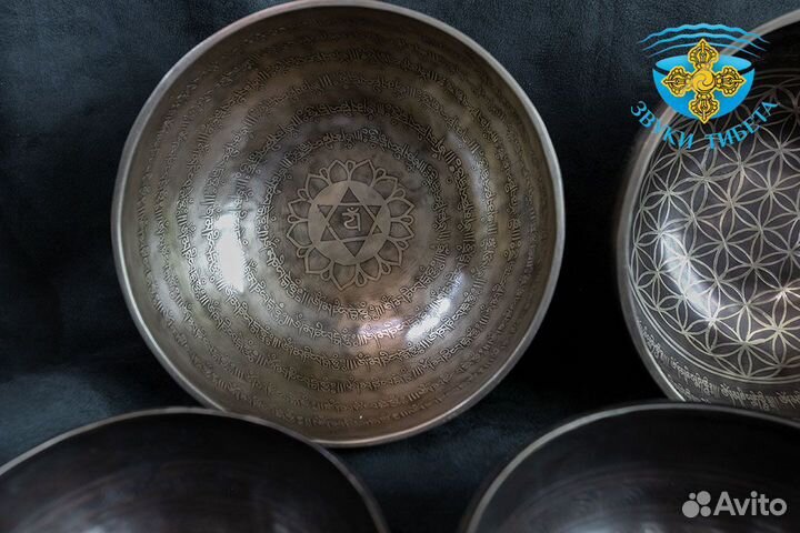 Набор тибетских поющих чаш nepal - 3