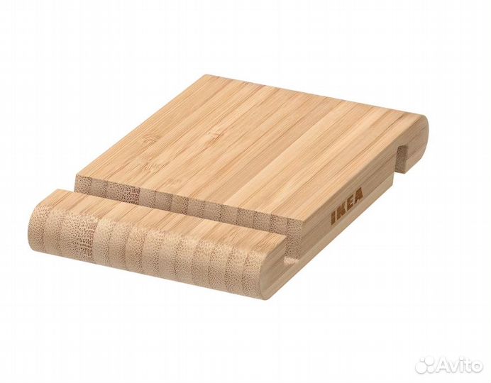 IKEA Бергенес подставка для телефона 13х8см бамбук