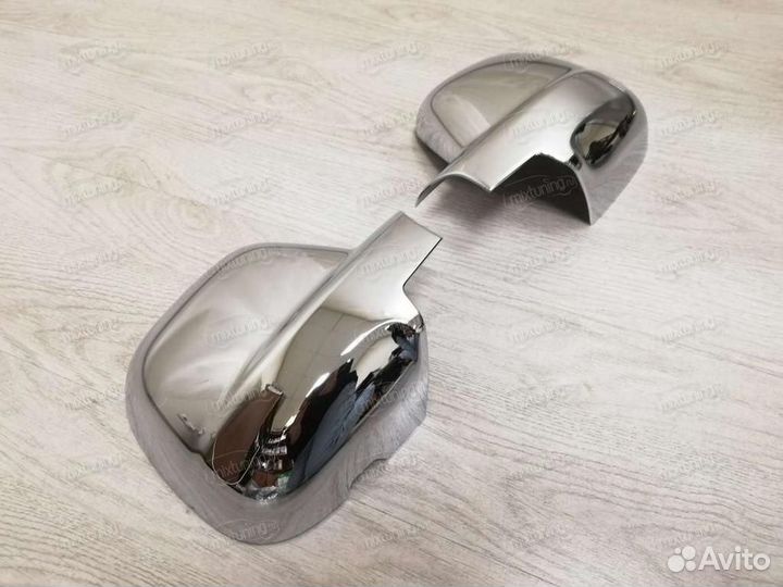 Накладки на зеркала (хром) Peugeot Expert 2016-нв