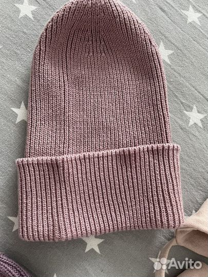 Шапочки для девочки демисезонные