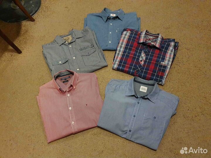 Рубашки Tommy Hilfiger, Levi'S 46-48 раз (S/M)