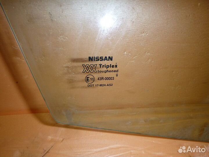 Стекло двери передней правой nissan primera P11E 1
