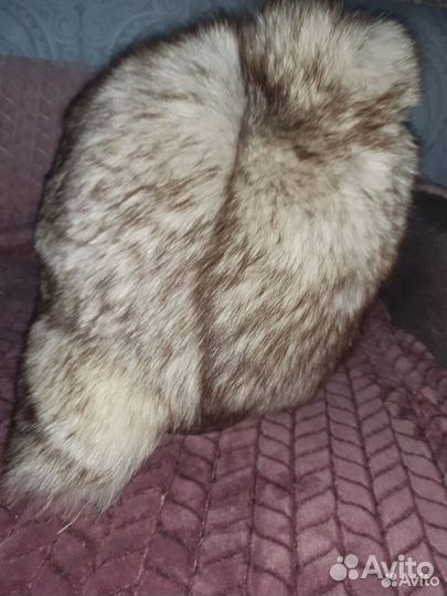 Шапка зимняя меховая женская белая