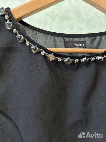 Кроп топ черный