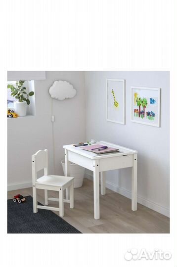 Стол детский IKEA новый сундвик 60x45 см белый