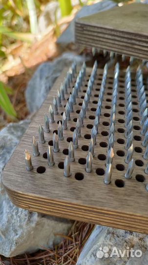 Доска садху гвозди для йоги для начинающих