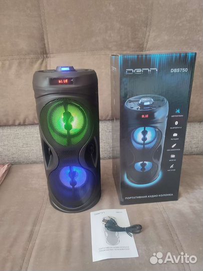 Портативная колонка Denn dbs750